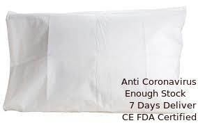 Çin Beyaz Renk Tek Kullanımlık Yastık Nonwoven Kumaş Özelleştirilmiş Genişlik Kapakları Tedarikçi