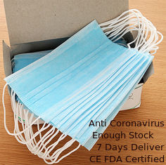Çin Ayarlanabilir Burun ile Comforable Kulak Askısı Yüz Maskesi 3 Kat Koruma Tedarikçi