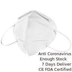 Çin PM 2.5 Koruma Katlanır FFP2 Maske Beyaz Renk Katlama Ffp2 KN95 Maske Tedarikçi