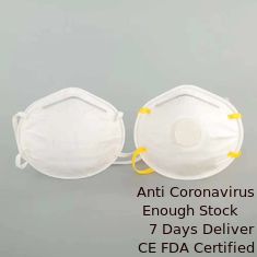 Çin İnşaat / Tıp / Tekstil İçin Beyaz Fincan FFP2 Maske Dokusuz Kumaş Tedarikçi
