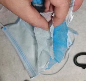 Hijyen Ortamları İçin Yüksek Nefes Alabilir Tek Kullanımlık Yüz Maskesi Ağırlığı 20 X 22 X 25g Tedarikçi