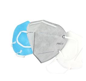 Dikey Katlama Düz Katlanır FFP2 Maske Dokuma Olmayan Kumaş Anti-Toz Tek Kullanımlık Maske Tedarikçi