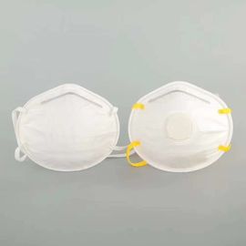 İnşaat / Tıp / Tekstil İçin Beyaz Fincan FFP2 Maske Dokusuz Kumaş Tedarikçi