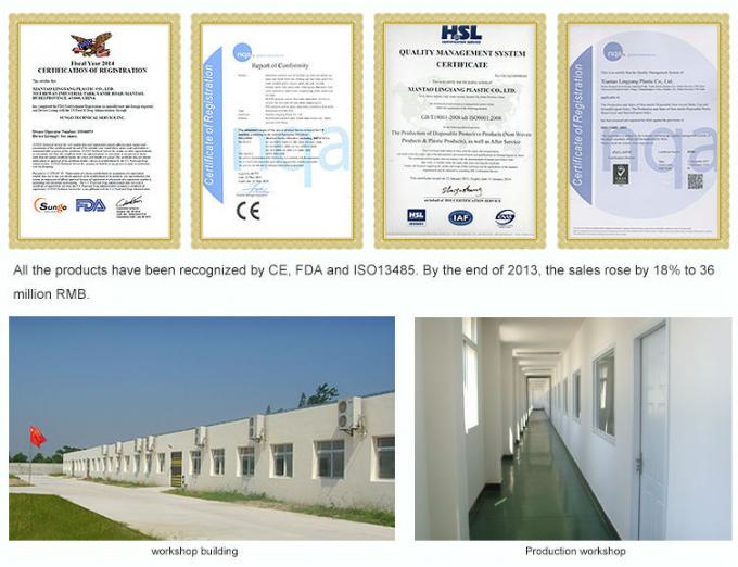 Tek kullanımlık nonwoven yastık örtüsü, yastık kılıfı + çarşaf + yatak örtüsü hastane veya otel kullanımı