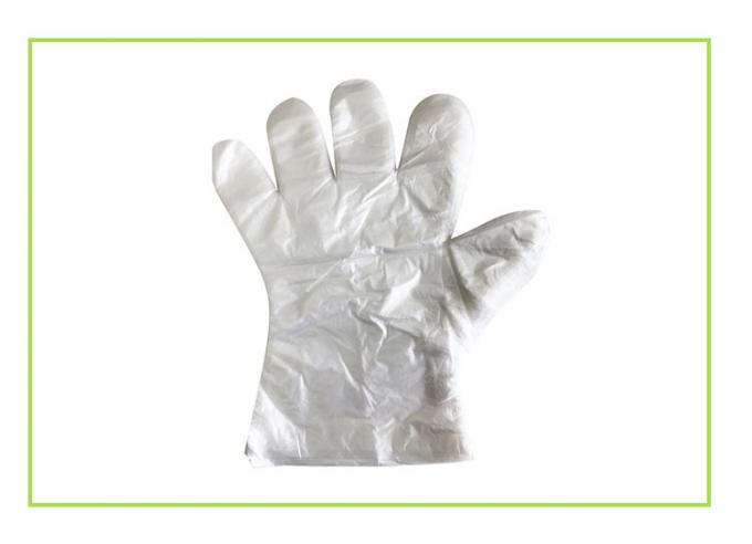 Gıda sınıfı için su geçirmez dayanıklı tek kullanımlık polietilen plastik eldiven
