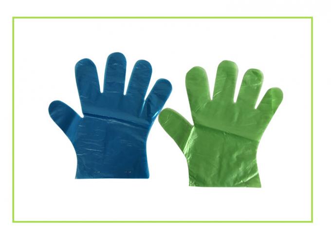 Gıda sınıfı için su geçirmez dayanıklı tek kullanımlık polietilen plastik eldiven